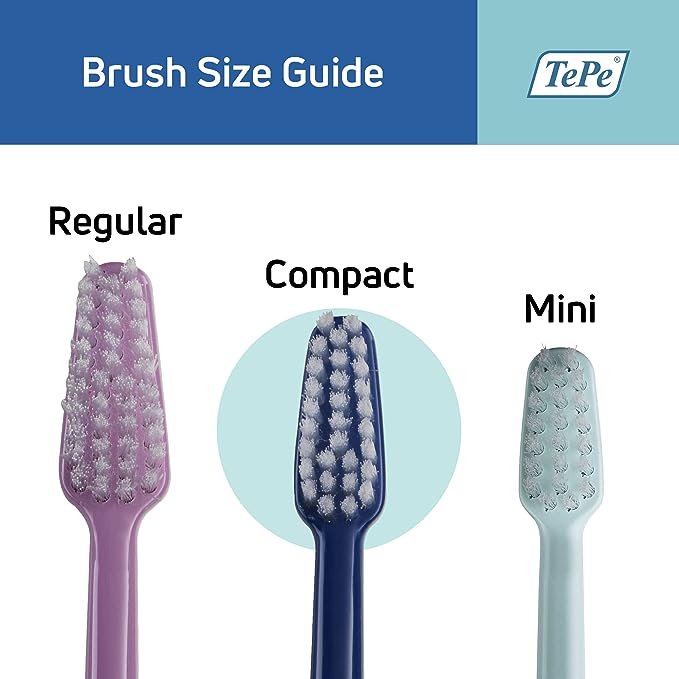 Tepe Good Compact Soft Zahnbürste, Farbe Gelb, 1 Stück