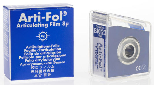 ARTI-FOL BAUSCH BK23 8µ blu 1 lato 22mm c/disp