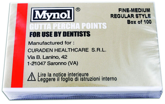 CONI DI GUTTAPERCHA REG MYNOL - 100pz MEDIUM