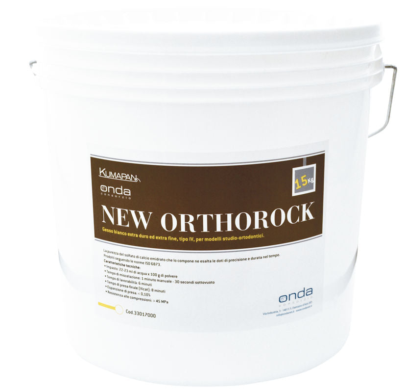 NEW ORTHOROCK - PLÂTRE TYPE IV Fût de 15Kg