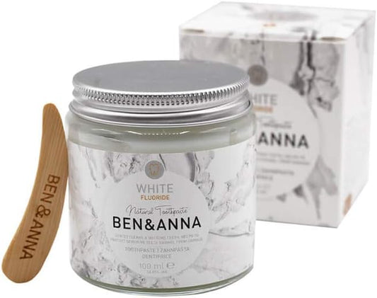 Ben&Anna Pasta Toothpaste White con fluoruro, 100 ml