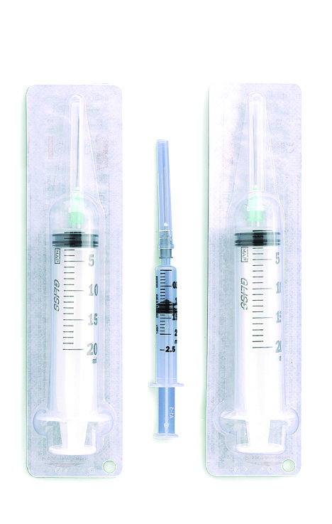 EINWEG-2,5-ml-SPRITZE MIT NADEL – 100 Stück