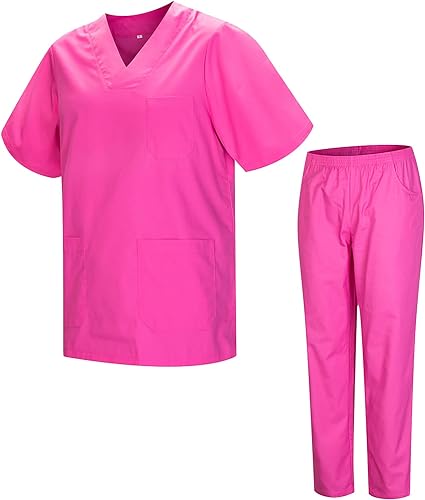 COMPLETO MEDICO CASACCA+PANTALONI Colore ROSA BUBBLE GUM