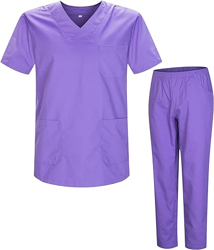 VESTE COMPLÈTE+PANTALON MÉDECIN Couleur Glycine 