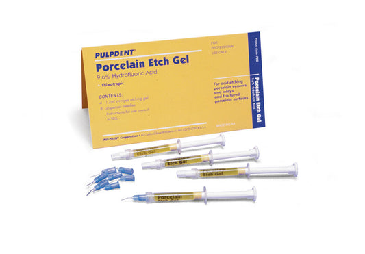 PORZELLAN-ÄTZ-GEL-KIT 4x1,2 ml + Spitzen