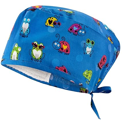 CUFFIETTA CHIRURGICA IN COTONE Fantasia RANE BLU