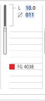 FRESA DIAMANTATA INTENSIV FG GR. 4S forma 4038