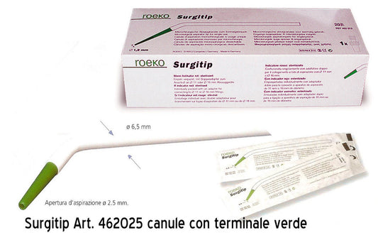 SURGITIP STERILI Ø2,5mm PUNTALE VERDE - 20pz