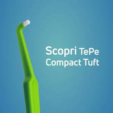 Spazzolino Tepe Compact Tuft colore Verde 1 pezzo