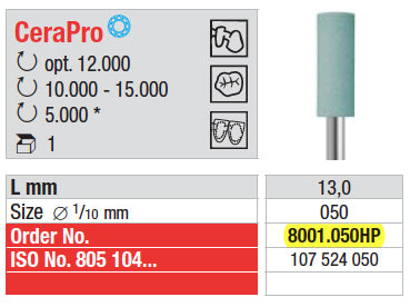 CERA PRO LUCIDANTE HST 8001.050 ISO 050