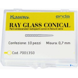 RAY GLASS CONIQUE - 10pcs taille 1.1