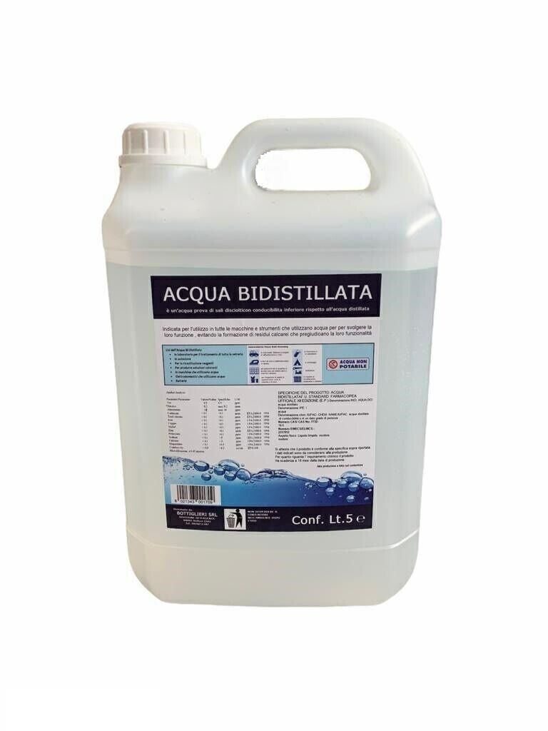 ACQUA BIDISTILLATA - TANICA 5lt